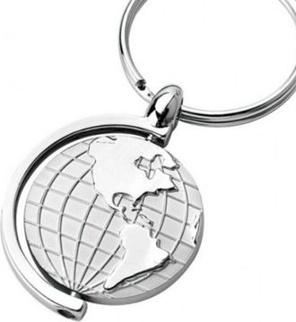 Trade Shop Trade Shop - 12 Portachiavi Porta Chiave Bomboniere Segnaposto Mappamondo Rotante Globo Terra