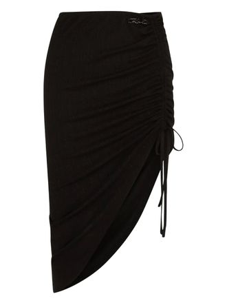 Karl Lagerfeld K/Signature midi skirt - Black