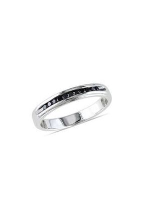 Delmar Mens Black Diamond Band Ring - 0.25ct. at Nordstrom Rack, Size 11.5