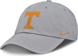 Nike Tennessee Primetime Campus Club Toned Nike Mens College Adjustable Hat in Grey | NC0101VUTN-BK2