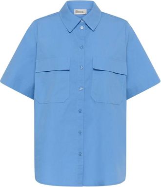 MY ESSENTIAL WARDROBE Donna, Camicette, Blu, M, new