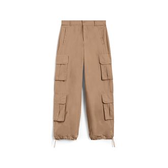 Freddy Pantaloni cargo baggy fit in popeline con quattro tasconi
