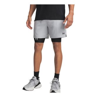 Under Armour Vanish Woven 2.0 6 Shorts Asia Sizing Mod Gray Black 6009865-011