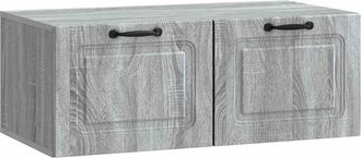vidaXL Mueble Para Tv De Pared Gris Sonoma 78,5 X 41 X 30 Cm Vidaxl