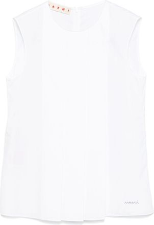 Marni Shirt met geplooid detail - Wit