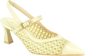 Hispanitas Schoenen, Dames, Beige, 40 EU, Leer, Pointed Toe Pump