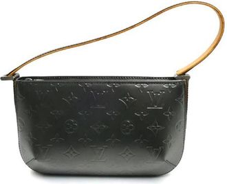 Louis Vuitton Tweedehands leren Louis Vuitton tassen - Dames - Vintage Schoudertas - Zwart - ONE Size - Vintage
