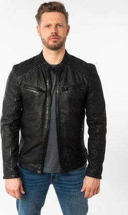 Mauritius Lederjacke MAURITIUS MMTaibo SF, Herren, Gr. 4XL, schwarz, Obermaterial: 100% Schafsleder. Futter: 100% Baumwolle. &Auml;rmelfutter: 100% Polyester, unifar