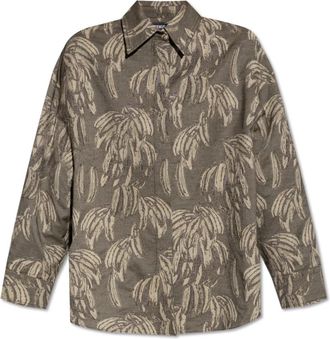 Jacquemus Oversize-cut Shirt - Dames - Overhemden - Groen - S - Katoen - Overhemden