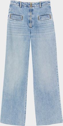 Sandro Oslo Wide Leg Jeans