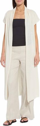 Lyss&eacute; Beatriz Summer Linen Duster In Sepia