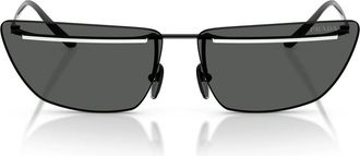 Prada Sunglasses Prc52 S Yc460 T Black White/Dark Gray Women