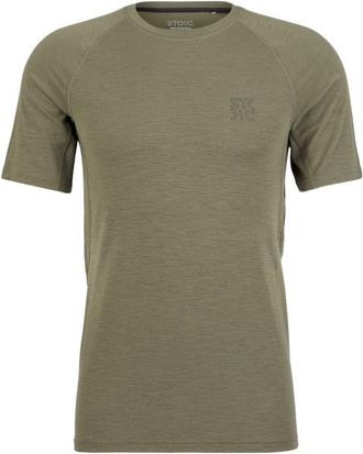Stoic MerinoMesh150 SadjemSt. S/S Merinoshirt f&uuml;r Herren | oliv