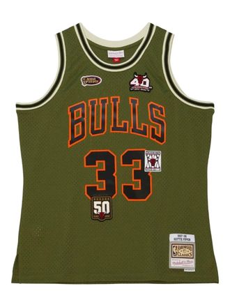 Mitchell & Ness Swingman Chicago Bulls 1997 Scottie Pippen jersey tanktop - Groen