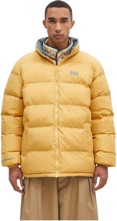 Helly Hansen YU 23 Reversible Puffer - Heren - Ski Jassen - Geel - S - Polyester - Fitness
