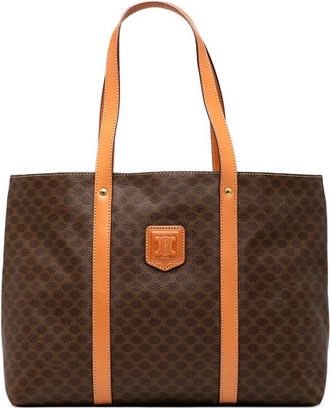 Celine Pre-owned Celine Macadam Coated Canvas Tote Ladies MC96