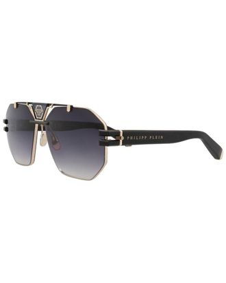 Philipp Plein Mens Spp077m 63Mm Polarized Sunglasses