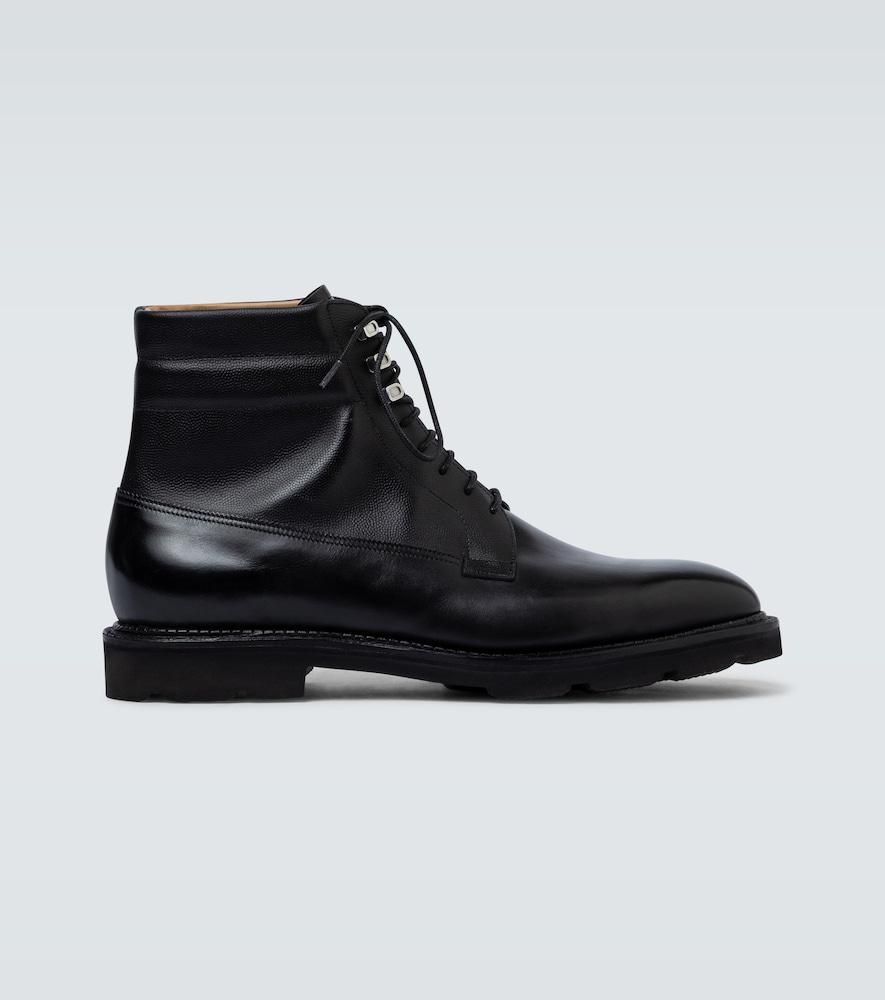 Ferragamo Ferragamo Grifo Leather Hiking Boot from $339.98  display picture 3