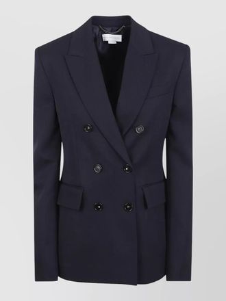Stella McCartney slim jacket double breasted tailoring lapel