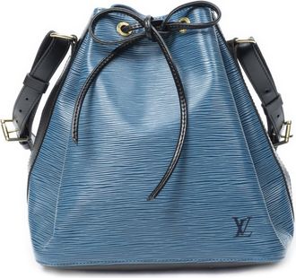 Louis Vuitton Pre-owned Womens Noe Bicolor PM Shoulder Bag - Blue - One Size