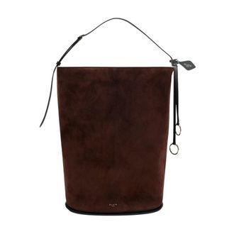 Alaia Secchiello Grande - female - Ala&iuml;a - Bucket Bags - Brown - ONE SIZE - Bags