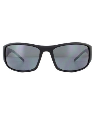Bolle Unisex Sunglasses King 12573 Matte Black TNS Grey Polarized - One Size