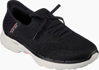 Skechers Womens Slip On Trainers - Black - Size: 3.5