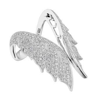 Stephen Webster Magnipheasant Open Tail Feather Ring, Size 6