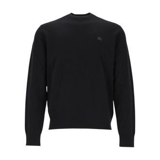 Burberry Stretch Cashmere Blend Sweater - Heren - Truien - Zwart - Maat: XL Kasjmier
