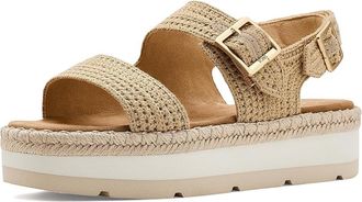 Toms Giana Womens Dress Sandals Dark Beige : 7.5 B - Medium, Synthetic