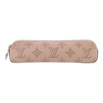 Louis Vuitton Pre-owned Bags, female, Pink, Size: ONE SIZE Pre-owned Monogram Mahina Leather Pen Case