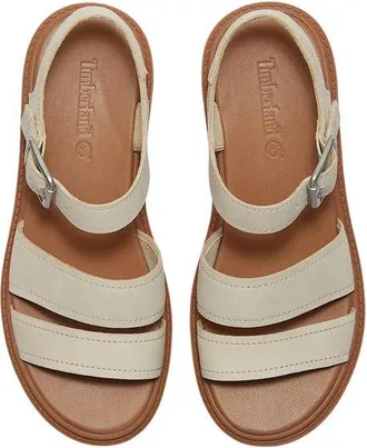 Timberland Leather Platform Sandal - Beige