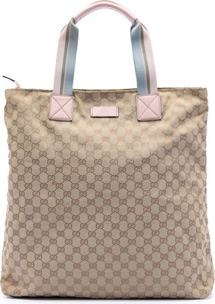 Gucci Geverifieerde Gg Canvas Web Tote