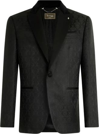 Billionaire Boys Club Blazer - Heren - Business blazers - Zwart - M - Leer - Kostuums