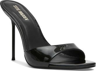 Steve Madden Davina Womens Sandals Black Patent : 5.5 M, Synthetic