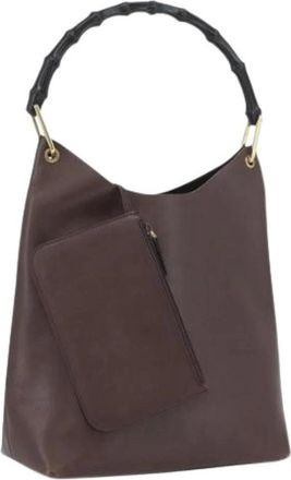 Gucci Pre-owned Shoulder Bags, female, Brown, Size: ONE SIZE Pre-owned Vintage Shoulder Bag