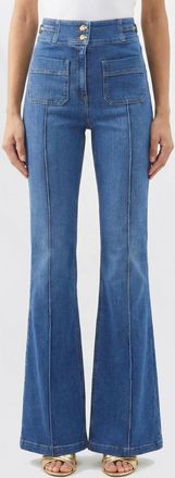 Elisabetta Franchi Jeans ELISABETTA FRANCHI Woman color Blue