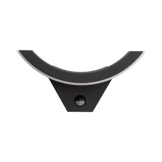 Lucande Lucande - L&aacute;mpara De Pared Exterior half En Negro Aluminio