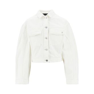 Emporio Armani Cropped denim jacket Woman 44