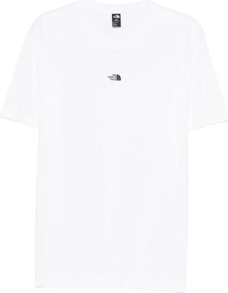 The North Face Essential Centre Logo Relaxed T-Shirt - Heren - Outdoor shirts - Wit - L - Katoen - Fitness