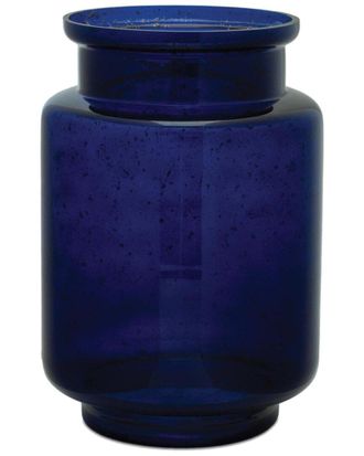 Melrose International Set Of 2 Bubbled Glass Vase