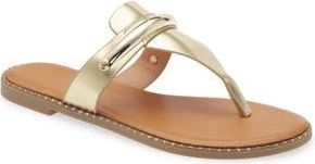 Eddie Marc Angel Slide Sandal in Gold at Nordstrom Rack, Size 11