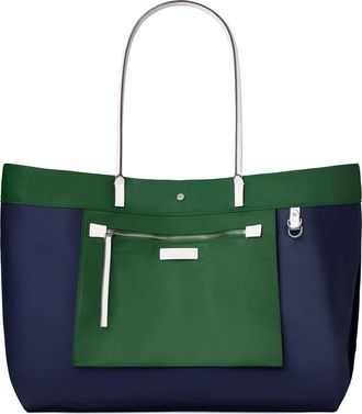 Tory Burch Ella Twist Reversible Tote in Basil at Nordstrom