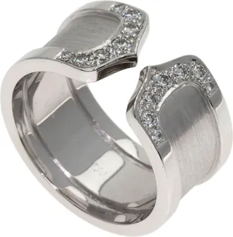 Cartier White Gold White Gold (18K) Band Ring (Pre-Owned)