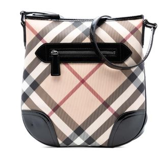 Burberry Pre-owned Burberry Supernova Check Coated Canvas Dryden Crossbody Ladies GLLL0EYZDIGU16LK