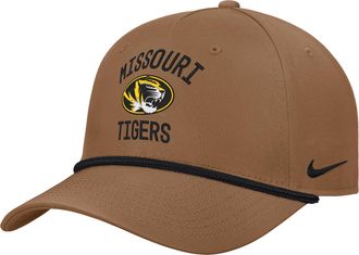 Nike Missouri 2026 Military Appreciation Rope Rise Nike Mens College Adjustable Hat in Brown | C16829C750MISR-ALB