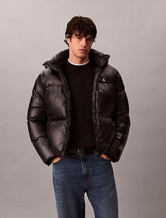 Calvin Klein Chaqueta De Plumas De Nailon Brillante