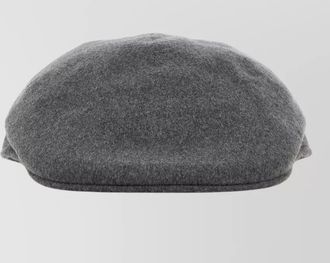 Borsalino cashmere parigi flat cap curved brim
