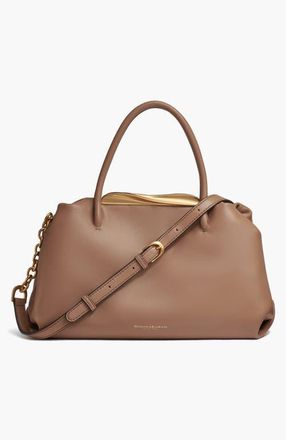 DKNY Poplin Small Satchel in Toasted Almond at Nordstrom
