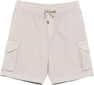 Brunello Cucinelli Shorts met trekkoord - Beige